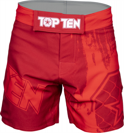 MMA-Shorts “Power Ink” - red, size L [1]