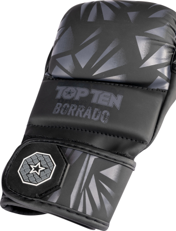 Ръкавици за спаринг MMA "Borrado" - черни, размер M [6]