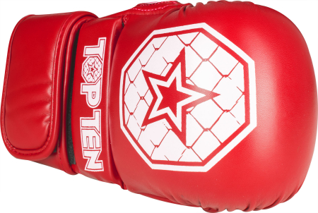 MMA sparring gloves “Contender” - red, size L [1]