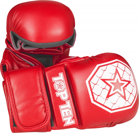 Import - MMA sparring gloves “Contender” - red, size L