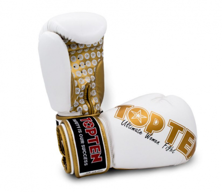 Manusi - Manusi de box „Woman”, Top Ten, Alb, 10 OZ