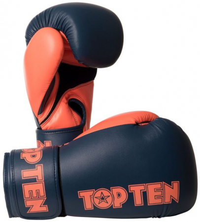 Manusi - Manusi de box "XLP", Top Ten, Gri/Portocaliu,16 OZ