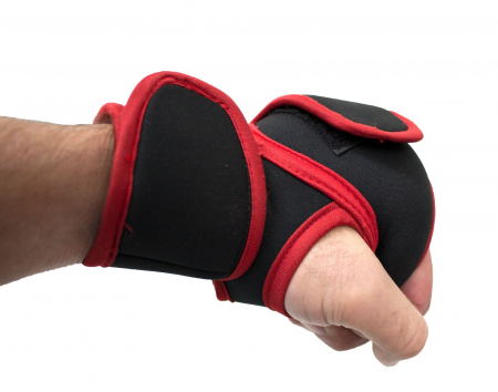 Manusi de antrenament cu greutati "Neopren", Negru, 0,5kg [1]