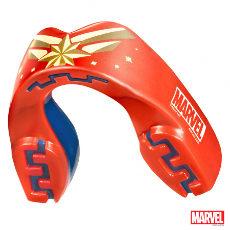 Reduceri Flash - Proteza dentara “Extro Marvel Captain Marvel” - rosu/auriu, senior