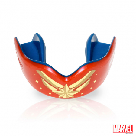 Proteza dentara “Extro Marvel Captain Marvel” - rosu/auriu, senior [3]