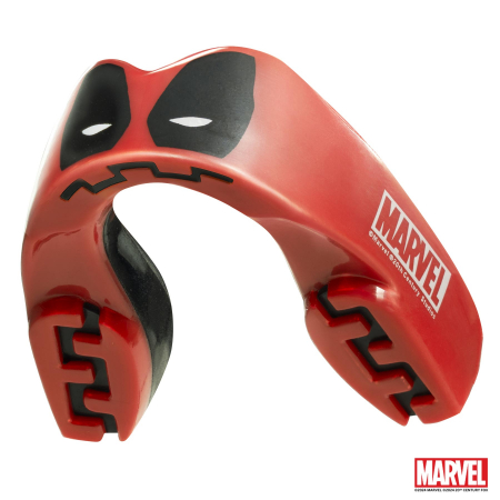 Taekwon-Do - Proteza dentara “Extro Marvel Deadpool” - rosu-negru, senior