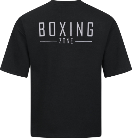 Oversized T-shirt "Boxing Zone" - black, size M [3]