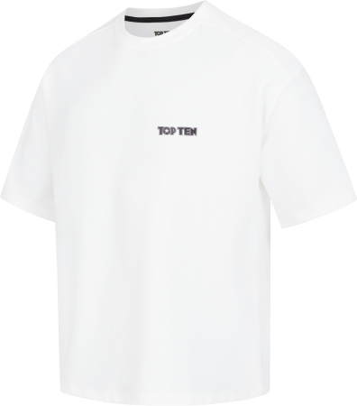 Oversized T-shirt "One More Round" - white, size M [2]