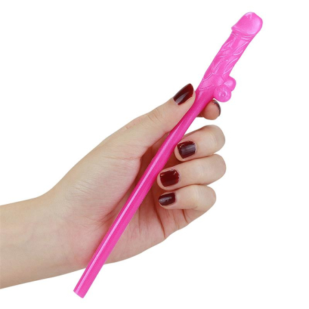 Penis Shaped Drinking Straws Willy Straws Assorted Colours Pack of 9 [3]