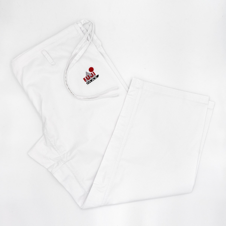 Pantalon KARATE Kyokushin Training, alb, 160 cm [2]