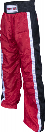 Pantaloni kickboxing „Mesh” - rosu -negru, dimensiunea xxs = 140 cm, pentru copii [3]