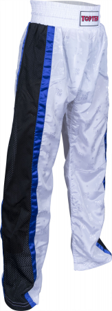 Pantaloni Kickboxing „Mesh”, Top Ten, Alb-Negru, 190 cm [2]