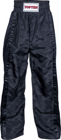 Pantaloni Kickboxing „Mesh”, Top Ten, negru, 190 cm [1]
