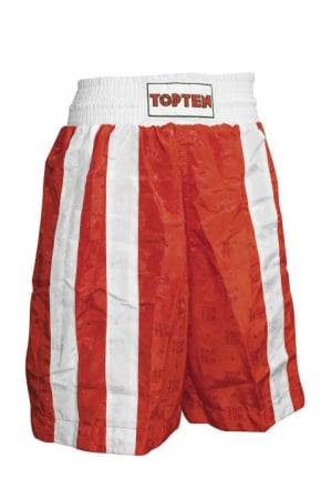 Pantaloni - Pantaloni scurți Two Stripes, Top Ten, Rosu, M