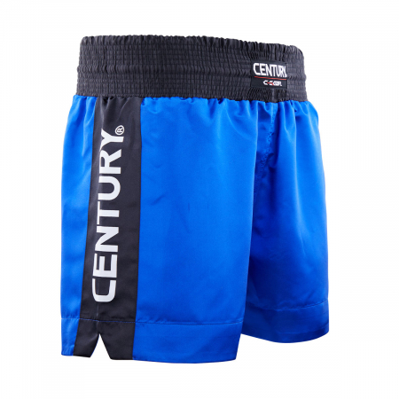 Pantaloni scurti C-GEAR Kickboxing Competition, omologati WAKO, Century, Albastru/Negru, S [2]