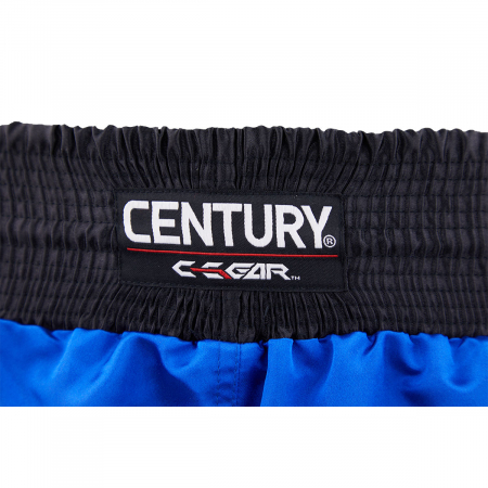 Pantaloni scurti C-GEAR Kickboxing Competition, omologati WAKO, Century, Albastru/Negru, S [9]
