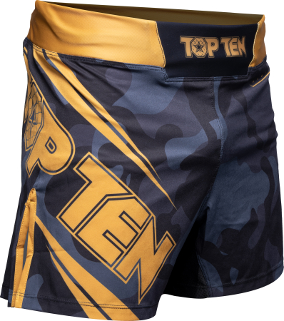 Fitness - Pantaloni scurti MMA „Black Force”, Top Ten, Camuflaj, L