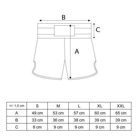 Pantaloni scurți Simple Stripe, Top Ten, Alb, L [1]