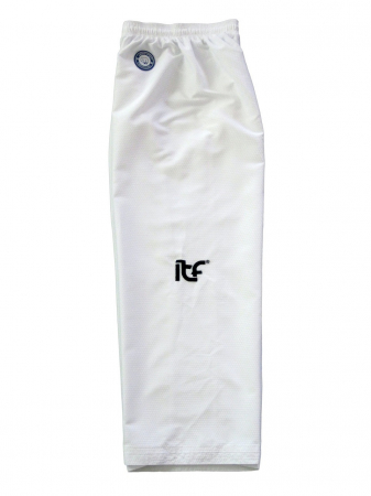 Omologate ITF - Pantaloni uniforma MATRIX centuri negre 1-3 DAN, 140 cm