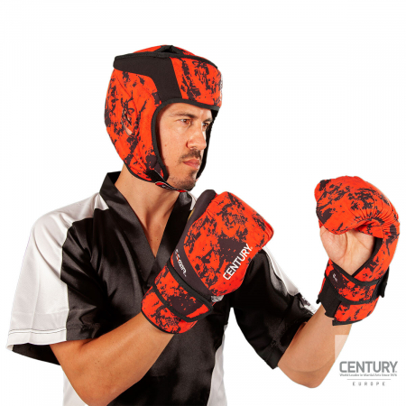 Manusi lavabile Point Fighting  C-GEAR Sport Respect aprobate WAKO  alb-turcoaz S - Copie [7]