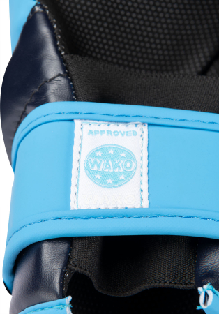 Manusi “Glossy Block”, omologat WAKO - bleu-bleumarin, marime M [4]