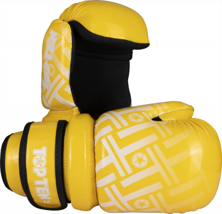 Manusi - Pointfighter “Glossy Block PRISM” - yellow, size XL