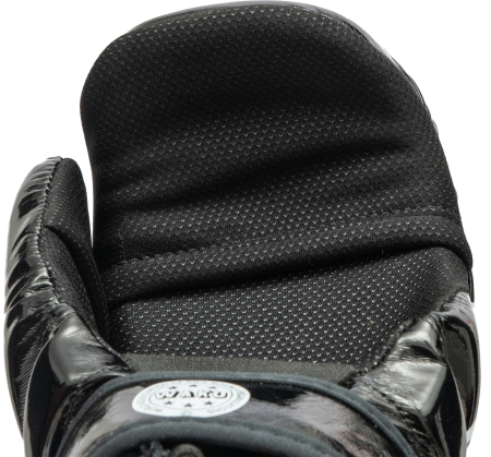 Manusi de kickboxing "Glossy Block Star", aprobate WAKO, Top Ten, Negru/Alb, M [4]