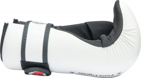 Manusi de kick-boxing, "Point Fighter", aprobate WAKO, Top Ten, Alb, S [4]