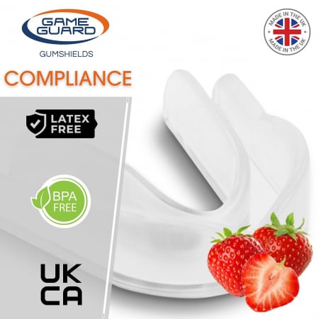 Taekwon-Do - Proteza dentara, Game Guard, Transparent, Seniori - aroma capsuni