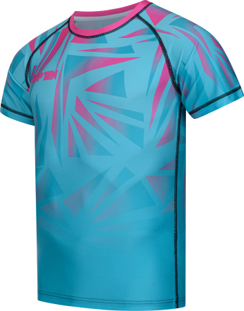 Rash Guard “Borrado” - turquoise-pink, size L [2]