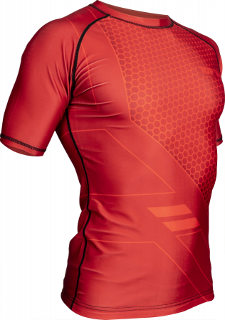 Rash Guard “COMBat” - red, size S [2]