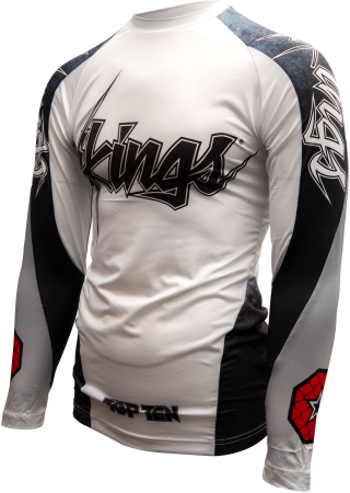 Rash Guard „Vikings” - maneca lunga, alb, dimensiunea XXL [2]