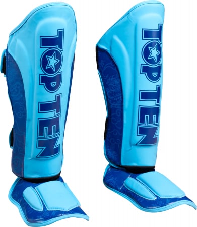 Kickboxing - Tibiere “Dragon” - albastru, marimea L