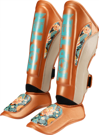 shin- and instep guard "Ryu del Mar" - orange, size XL [2]