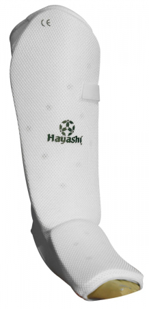 Protectii - Shin and Instep Guard - Senior, white