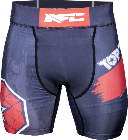 Import - Short tights “NFC Fight Night” - black-red, size XS