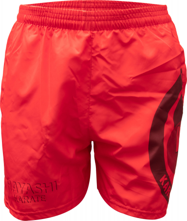 Omologate WKF - Pantaloni scurti WKF Shade, Hayashi, Rosu, XL