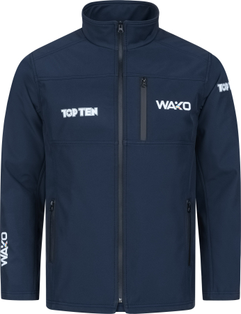Kickboxing - Jacheta Softshell "WAKO Mission" - albastru, marime S