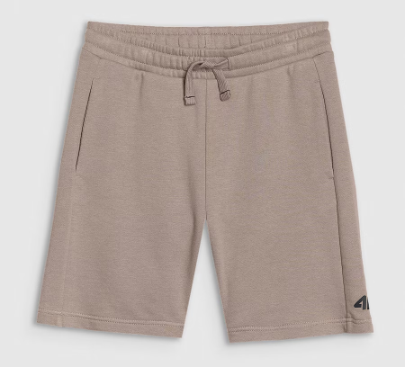Pantaloni scurti - Sort de trening pentru băieți 7/8 ani, 128 cm- bej