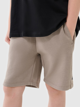 Sort de trening pentru băieți 7/8 ani, 128 cm- bej [1]