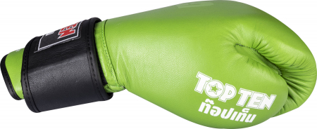 Manusi sparring „Ajarn”, Omologate IFMA, Top Ten, Verde, 12 oz [2]