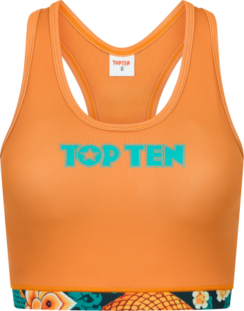 Import - Sports Bra "Ryu del Mar" - orange, size S