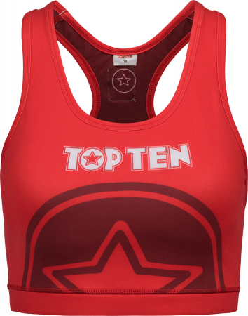 Fitness - Bustiera “WAKO” - rosu, marime XS