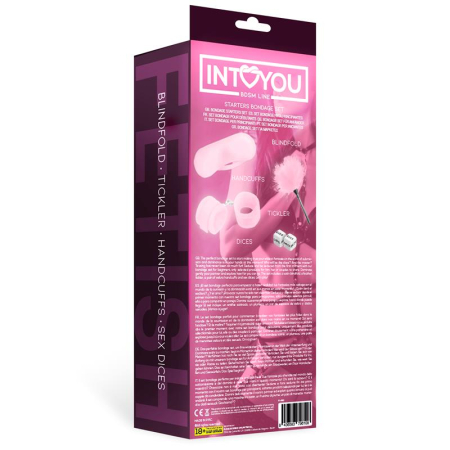 Starters Bondage Set Pink - Set BDSM pentru Începători, 4 Piese [1]