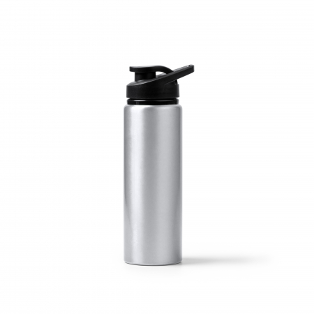 Sticla aluminiu - Sticla personalizabila, din aluminiu, cu finisaj metalic si capac de siguranta