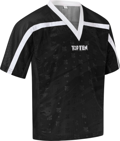 T-Shirt for kickboxing "Legacy25" - black, size XXS, with V-neck [1]