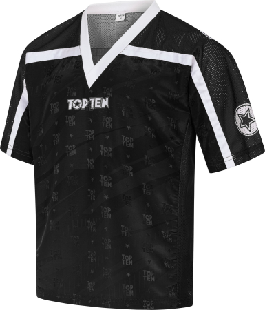 T-Shirt for kickboxing "Legacy25" - black, size XXS, with V-neck [2]