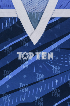 T-Shirt for kickboxing "Legacy25" - blue, size XS, with V-neck [5]