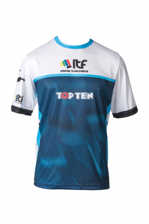 Import - T-Shirt “ITF” - blue-white, size XXL