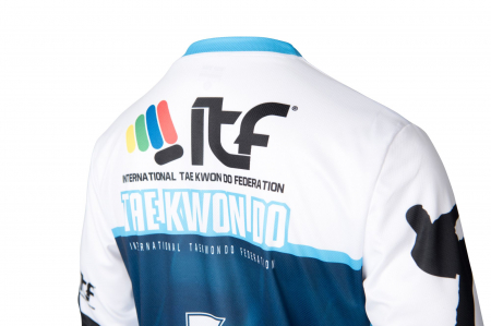 T-Shirt “ITF” - blue-white, size XXL [3]